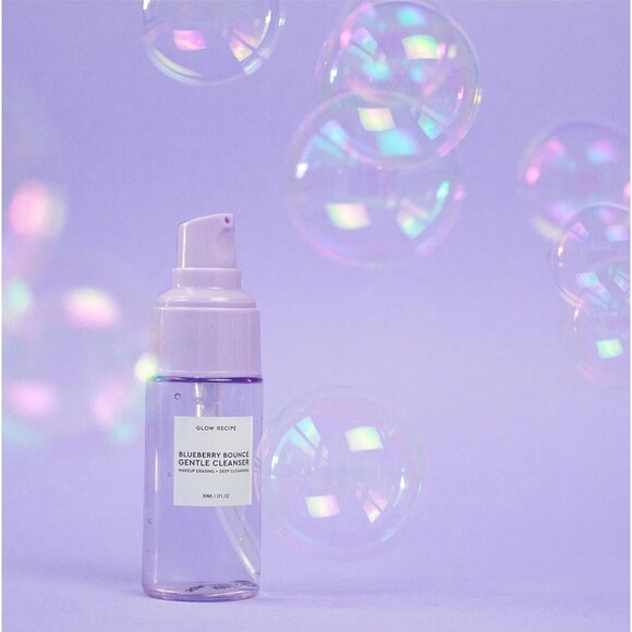 Glow Recipe Blueberry Bounce Gentle Cleanser Deep Clean Mini 1oz/30ml Travel NEW - Picture 2 of 4